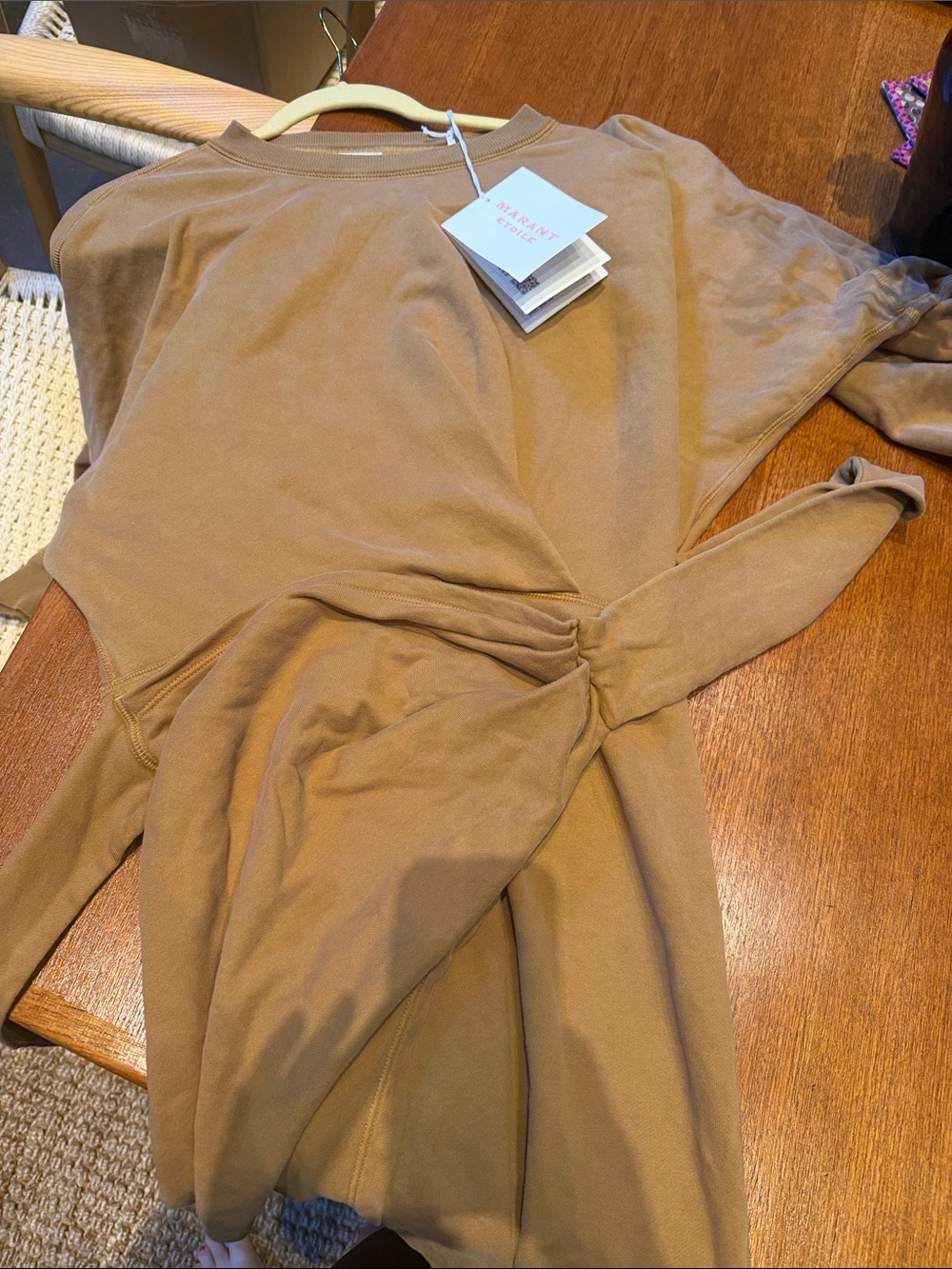 Isabel Marant Étoile Brown Wrap Dress - Picture 4 of 4